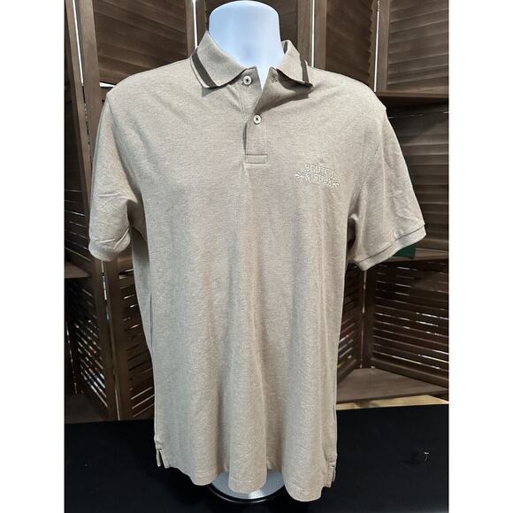 Scotch & Soda Other - Scotch & Soda Men’s Short Sleeve Polo Shirt Medium Mocha Heather Brown NWT
